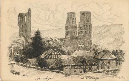 CPA FRANCE 76 " Jumieges, L'Abbaye"