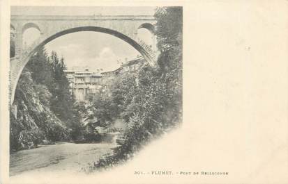 CPA FRANCE 73 " Flumet, Pont de Bellecombe"