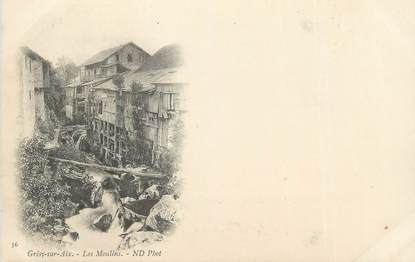 CPA FRANCE 73 " Grésy sur Aix, Les Moulins"'