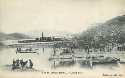 CPA FRANCE 73 "Le Lac du Bourget et le Grand Port"