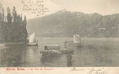 CPA FRANCE 73 " Aix les Bains, Le Lac du Bourget"