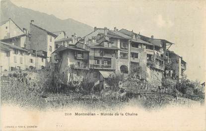 CPA FRANCE 73 " Montmélian, Montée de la Chaîne"
