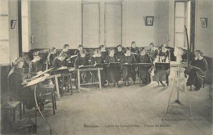 CPA FRANCE 35 " Rennes, Lycée de jeunes filles "