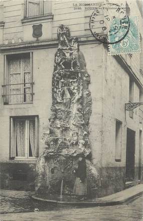 CPA FRANCE 76 " Rouen, Fontaine Lisieux"