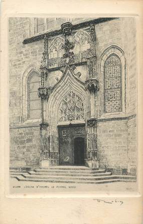 CPA FRANCE 21 " Dijon, L'église St Michel"