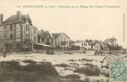 CPA FRANCE 44 "Pornichet, chalets de la plage"