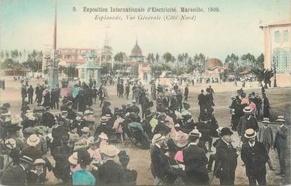 CPA FRANCE 13 " Marseille, Esplanade" / EXPOSITION INTERNATIONALE D'ELECTRICITE DE 1908