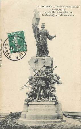 CPA FRANCE 52 " St Dizier, Le monument aux morts"