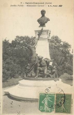 CPA FRANCE 42 " St Chamond, Le monument Carnot"
