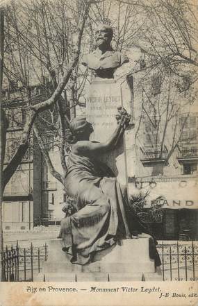 CPA FRANCE 13 " Aix en Provence, Le monument Victor Leydet"