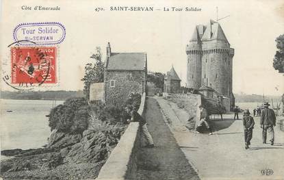 CPA FRANCE 35 " St Servan, La Tour Solidor"