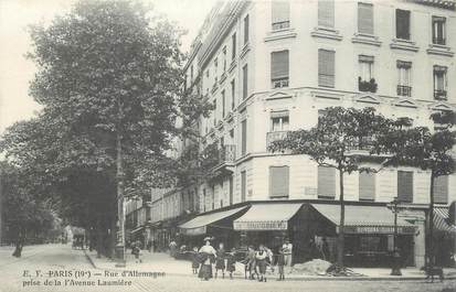 CPA FRANCE 75 " Paris, 19ème, Rue d'Allemagne"