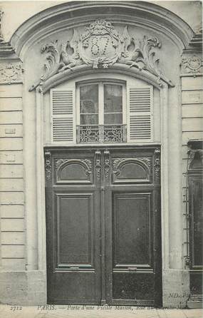 CPA FRANCE 75 " Paris, 6ème, Porte d'une vieille maison Rue du Cherche Midi"