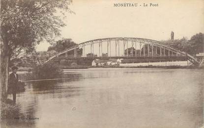 CPA FRANCE 89 " Monéteau, Le pont"