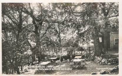 CPSM FRANCE 89 "Arcy sur Eure, Les terrasses et le Chalet des Grottes"