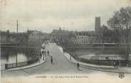 89 Yonne CPA FRANCE 89 "Auxerre, Le vieux pont et la rue du pont