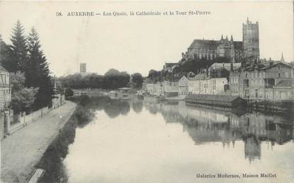 CPA FRANCE 89 "Auxerre, Les Quais"