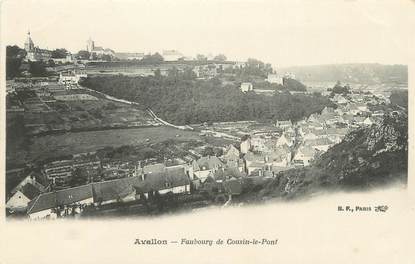 CPA FRANCE 89 "Avalllon, Faubourg de Cousin le Pont"