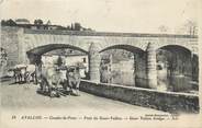 89 Yonne CPA FRANCE 89 "Avalllon, Pont du Gour Vallon"