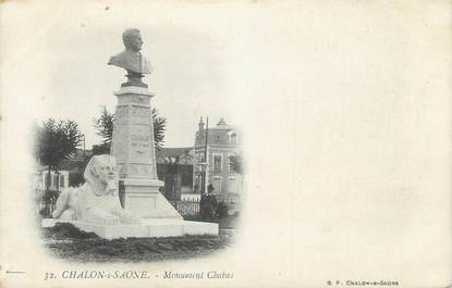 CPA FRANCE 71 " Chalon sur Saône, Le monument Chabas"