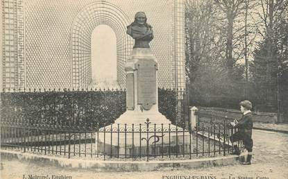 CPA FRANCE 95 "Enghien les Bains, La Statue Cotte"