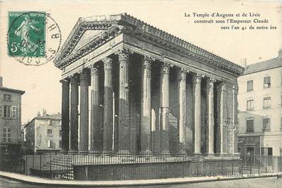 / CPA FRANCE 38 "Vienne, le temple d'Auguste et de Livie"