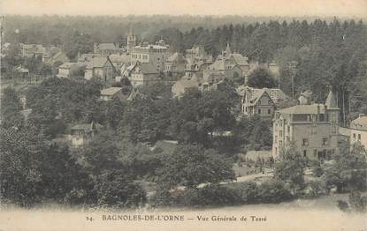 CPA FRANCE 61 " Bagnoles de l'Orne, Vue générale de Tessé"