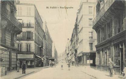 CPA FRANCE 75017 " Paris, Rue Legendre"