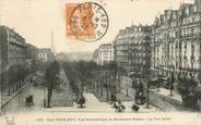 75 Pari CPA FRANCE 75015 " Paris, Vue panoramique du Boulevard Pasteur "