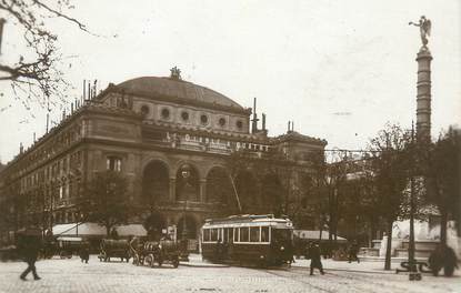 CPA FRANCE 75002 " Paris, Place et Théâtre du Chatelet" / TRAMWAY