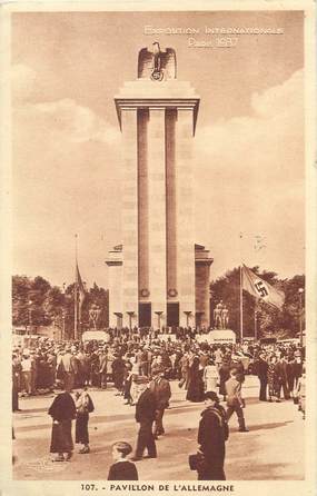 CPA FRANCE 75 " Paris, Pavillon de l'Allemagne" / EXPOSITION INTERNATIONALE DE 1937