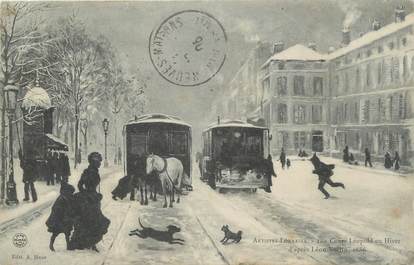 CPA FRANCE 54 " Nancy, Cours Léopold en hiver"