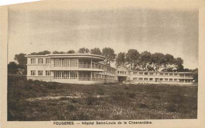 CPA FRANCE 35 " Fougères, Hôpital St Louis de la Chesnardière"