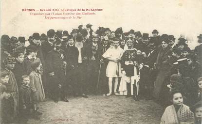 CPA FRANCE 35 " St Malo, Grande Fête Aquatique de la Mi-Carême'