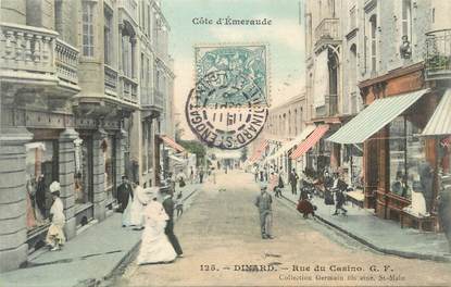 CPA FRANCE 35 " Dinard, Rue du Casino"