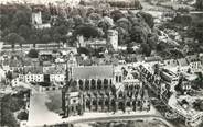 27 Eure / CPSM FRANCE 27 " Gisors, l'église, la tour du prisonnier, et la tour Saint Thomas"