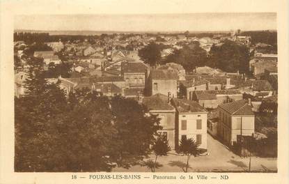 CPA FRANCE 17 " Fouras les Bains, Panorama de la ville"