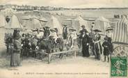 17 Charente Maritime CPA FRANCE 17 " Royan, La Grande Conche, départ d'enfants pour la promenade à dos d'ânes" / ANE