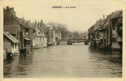 CPA FRANCE 25 "Ornans, le pont sur la Loue"