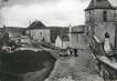 CPSM FRANCE 48 " Recoules d'Aubrac, L'église et Place du Monument"