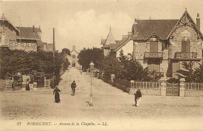 CPA FRANCE 44 "Pornichet, avenue de la Chapelle"