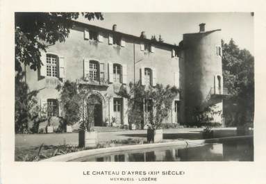 CPSM FRANCE 48 " Meyrueis, Le Château d'Ayres"