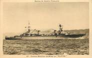Bateau CPA BATEAU MILITAIRE "Croiseur mouilleur de mines Le Pluton"