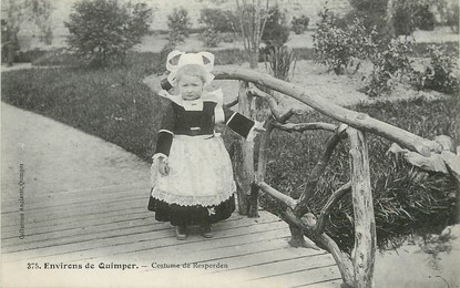 / CPA FRANCE 29 "Costume de Rosporden" / FOLKLORE