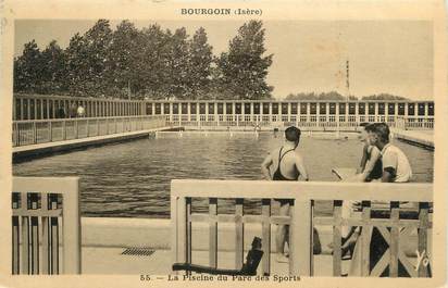 CPA FRANCE 38 " Bourgoin, La piscine du parc des sports"