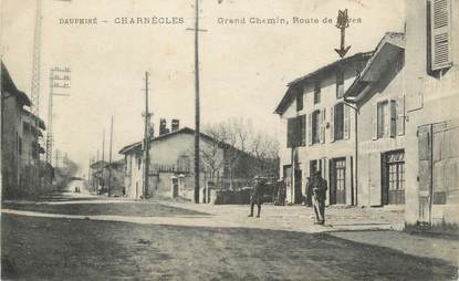 CPA FRANCE 38 " Chaponnay, Avenue de la Place"