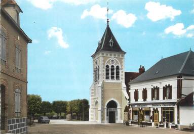 CPSM FRANCE 89 " St Aubin - Chateauneuf, La place"