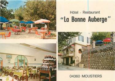 CPSM FRANCE 04 " Moustiers, Hôtel Restaurant La Bonne Auberge"