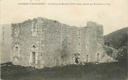 73 Savoie / CPA FRANCE 73 "Saint Pierre d'Entremont, le château de Montbel démoli par Richelieu en 1633"