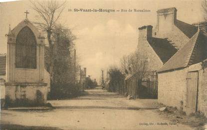 CPA FRANCE 50 " St Vaast la Hougue, Rue des Morsalines"